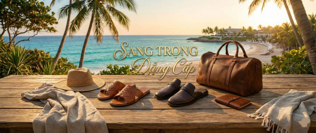 DÉP DA - Dép Da Nam Cao Cấp