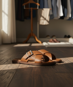 Dép da nam hàng hiệu cao cấp